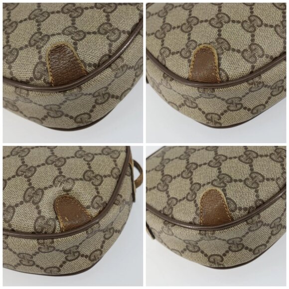 GUCCI GG Supreme Web Sherry Line Shoulder Bag PVC Beige 89 02 066 Auth 143576 - Picture 16 of 16